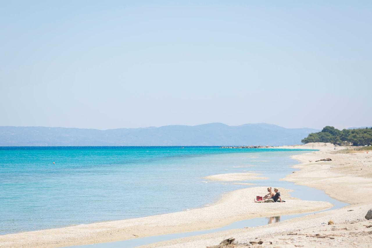 #Flh - Amalthia & Αthena Beachfront Houses In Pefkohori ภายนอก รูปภาพ